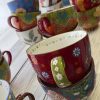Tazas de Porcelana pintada a mano - Imagen 4